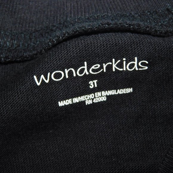 Wonderkids Boys 3T X-Mas Rocks North Pole Tour Rocking Dinosaur T Shirt Black - Picture 2 of 8